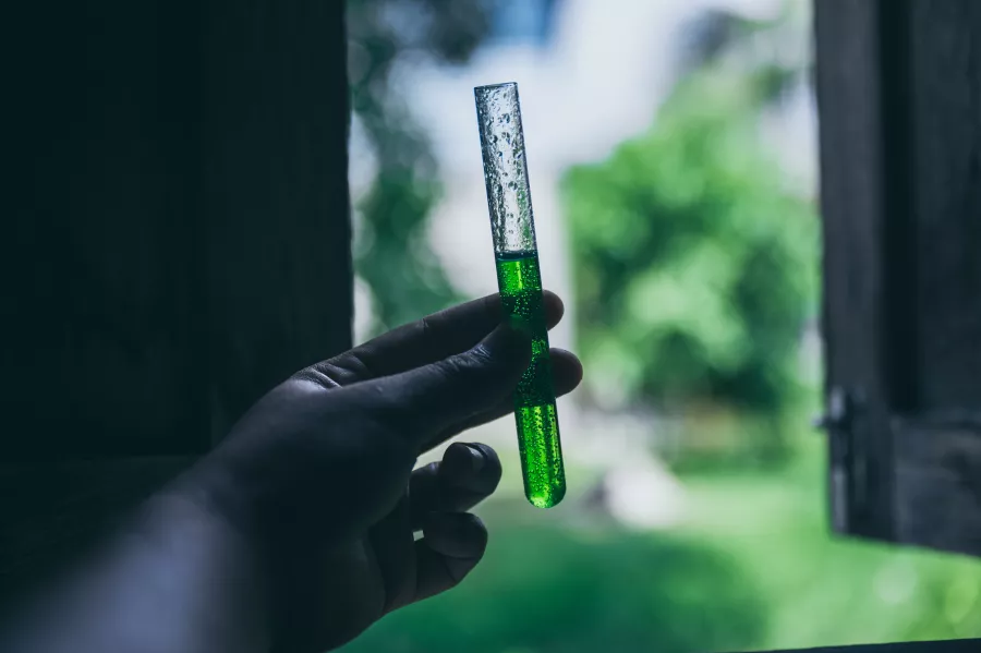 laboratory apparatus green